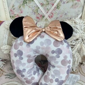 Minnie Neck Pillow with Bow